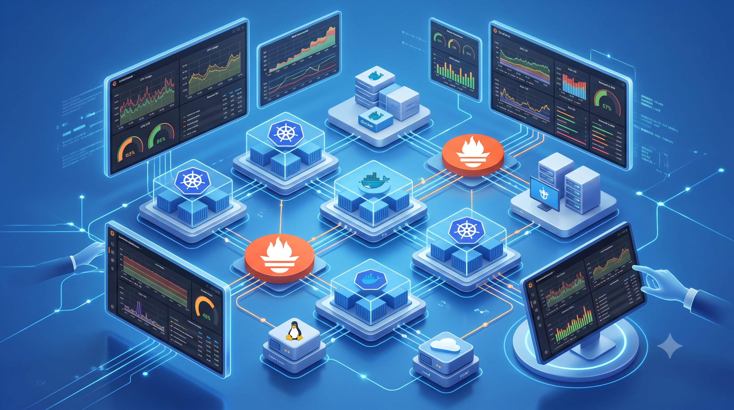 Prometheus and Grafana Tutorial monitoring Kubernetes and cloud infrastructure
